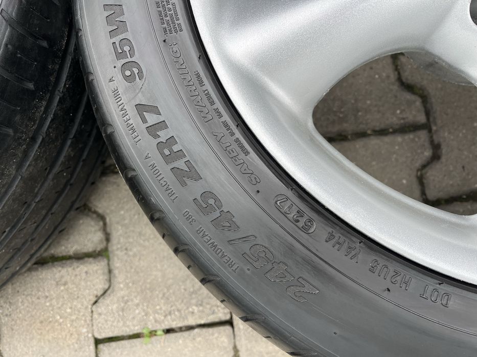 Jante aliaj 5x112mm, 245/45 R17, 225/50 R17,  Mercedes C E CLK SLK