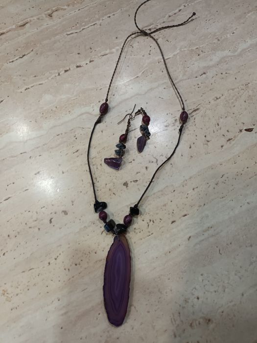 Кехлибарено бижю огърлица