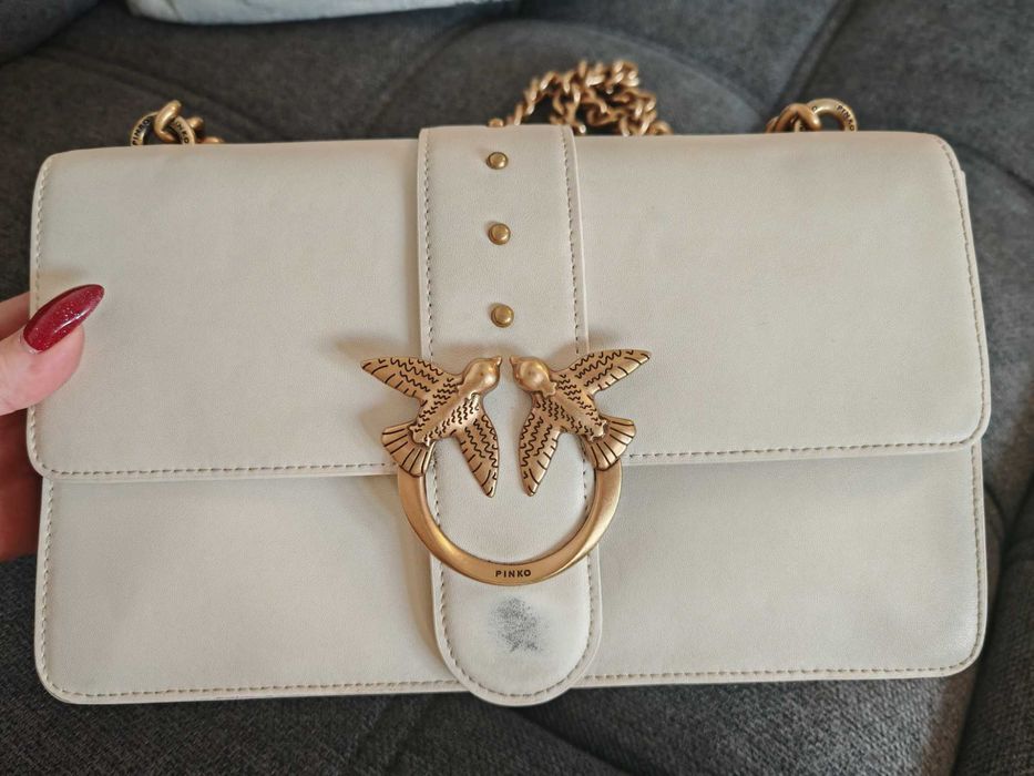 Голяма бяла чанта pinko