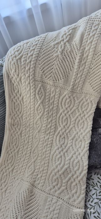 Pulovere lana merinos unisex noi Aran craft irlanda