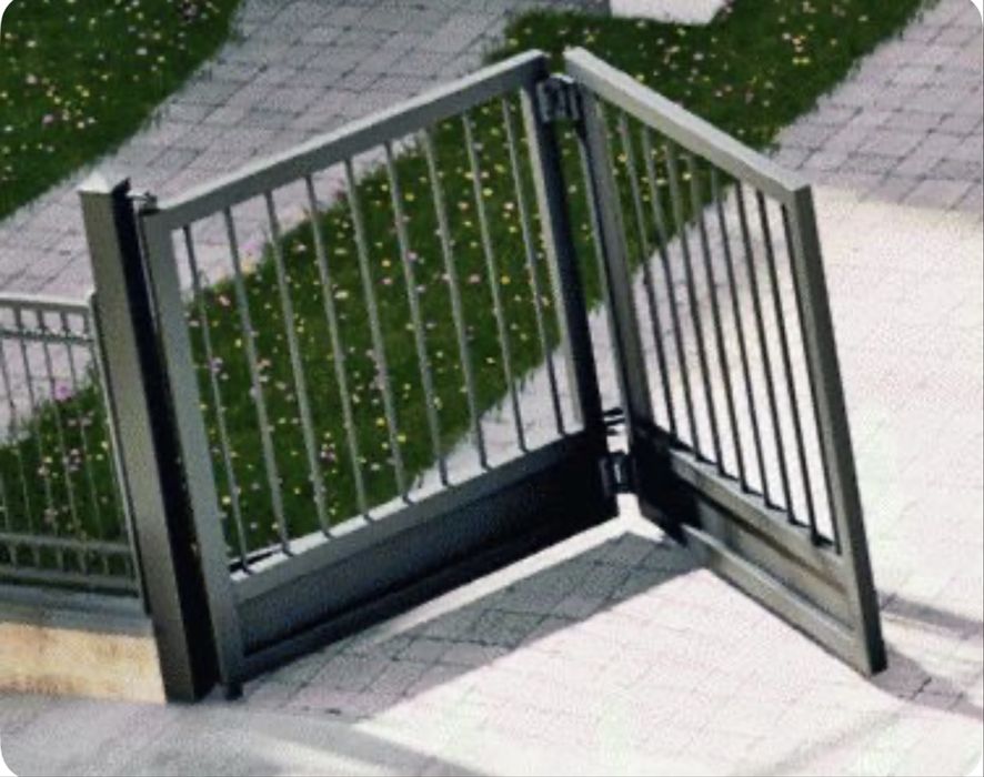 Porti si garduri metalice (auto, pietonale, vopsite electrostatic)