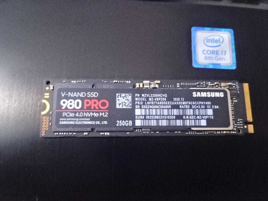 SSD Samsung 980 Pro 256 GB