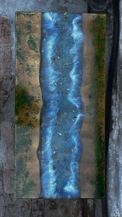 Стол из эпоксидной смолы