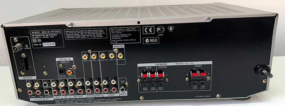 Sony STR-DE445 – Amplificator 5.1 Surround – rec RDS – Intrare Optică