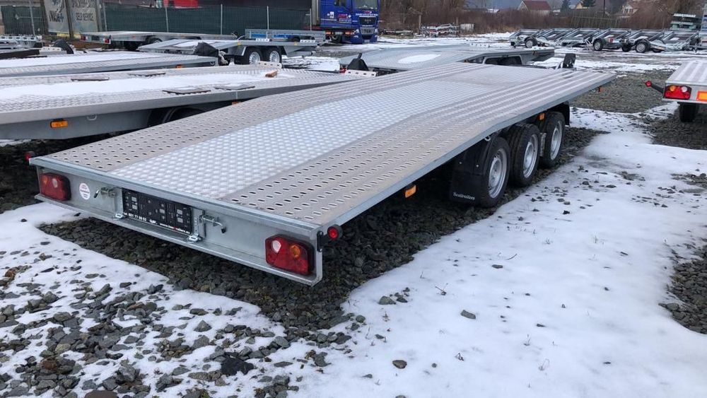 Niewiadow Jupiter 6m 3 axe 3500kg Remorca /Platforma transport auto 6m/2m 3 axe Cu tego pe mijloc