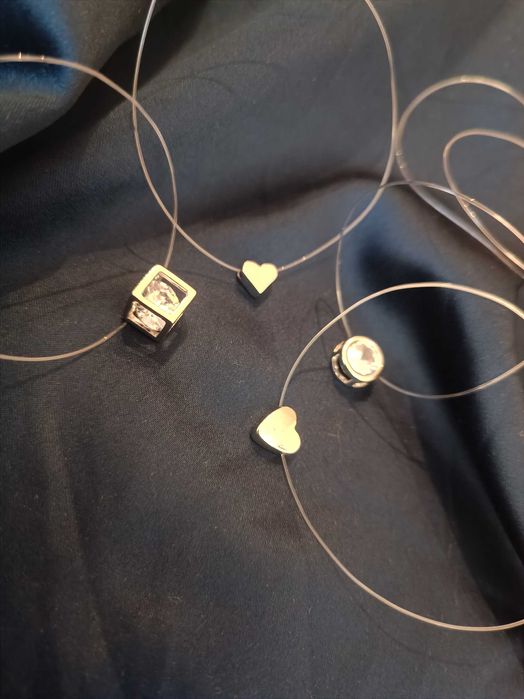 Колиета с корда печат 925