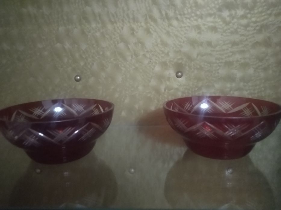 ваза для Фруктов и Хрустальная набор