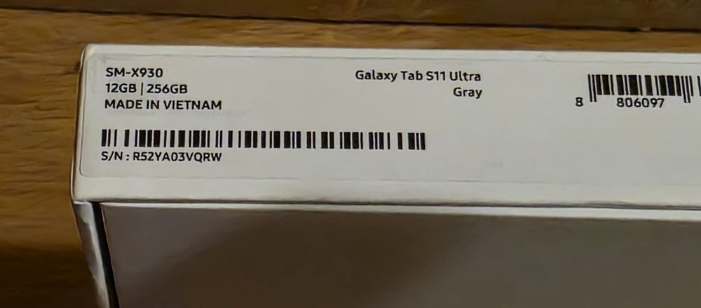Samsung Galaxy Tab S11 Ultra 256GB. Gri