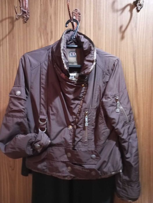 Дамско яке, марка Christian Dior, размер F 38/ UK 10 от промазан плат