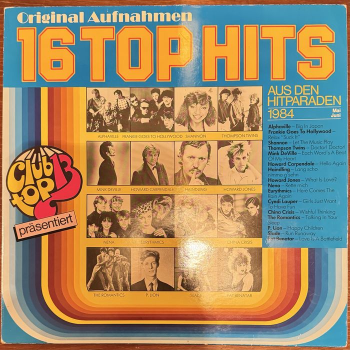 пластинки винил - Мадонна, Сандра, Ottawan, Top Hits