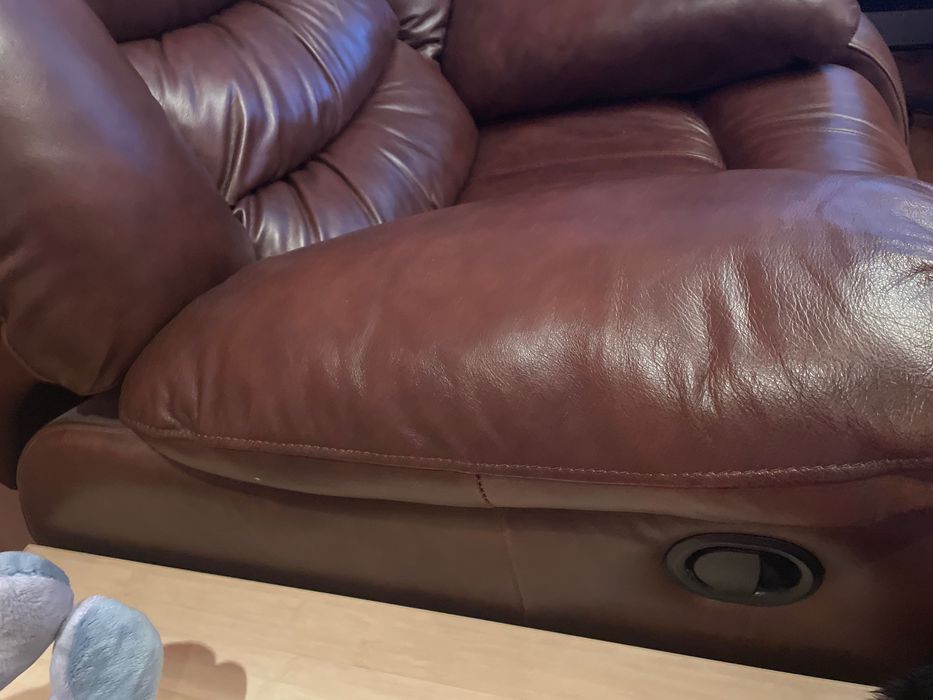 Люлеещ се стол кожен Промоция