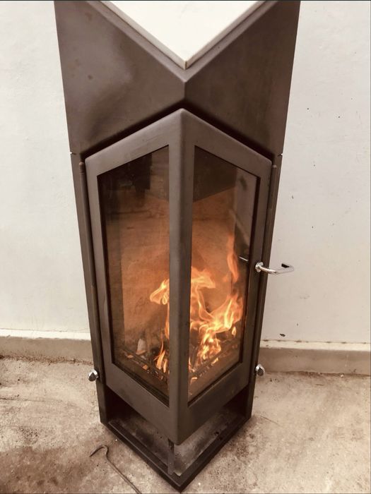 Semineu panoramic Kago Orion lemn soba focar