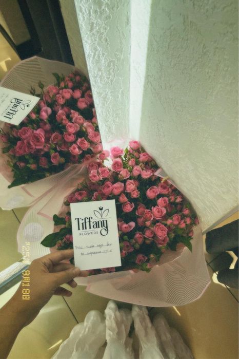 Красивый цветый свежый букет