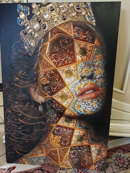 Акриловая картина  современного искусства