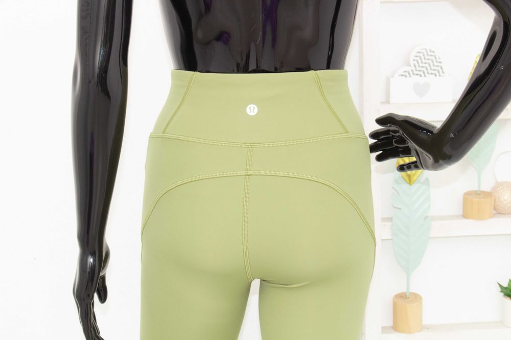 Lululemon Wunder Train оригинален дамски клин висока талия зелен XS