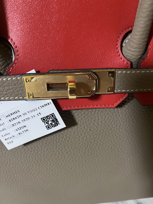 Естествена кожа чанта Hermes