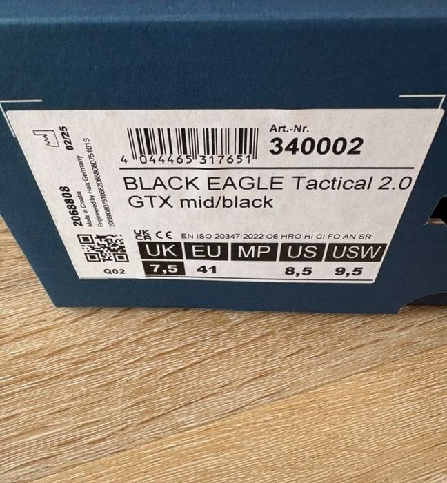 Haix Black Eagle 41 номер