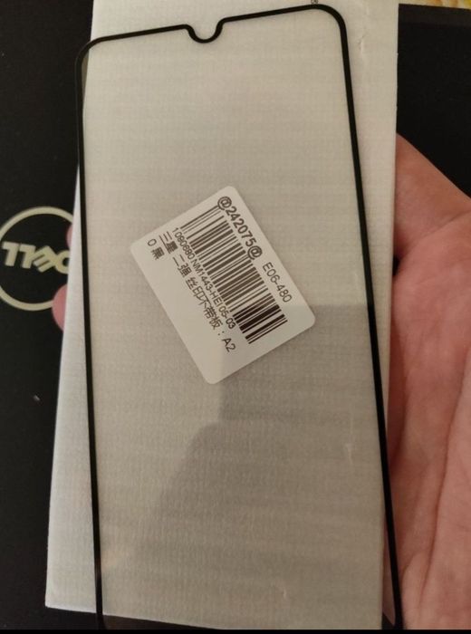 Husa bumper cauciuc silicon folie sticla samsung a20 a30 noua rosie