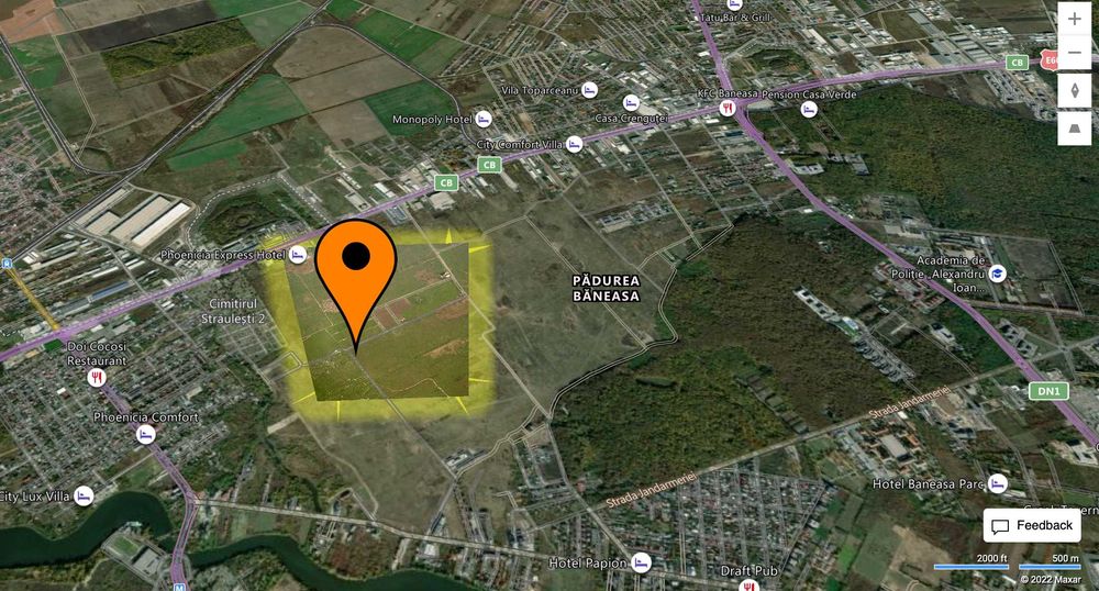 Teren intravilan 1003mp S1, Sisesti, Padurea Baneasa, Jandarmeriei