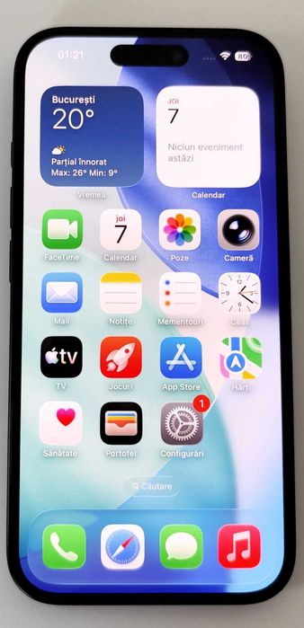 Telefon iPhone 16  128gb/8gb  (AG35 B 35202) Garantie 2ani!