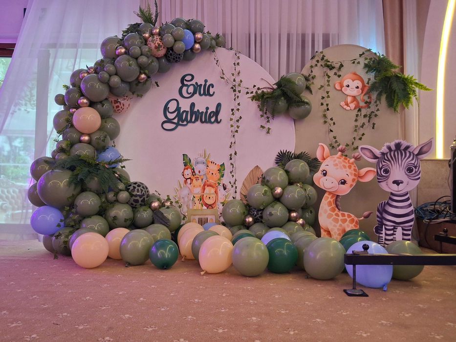 Arcada baloane petrecere aniversara Decor botez/cristelnita Aranjamente cu baloane Panou foto zi nastere Decor gender reveal