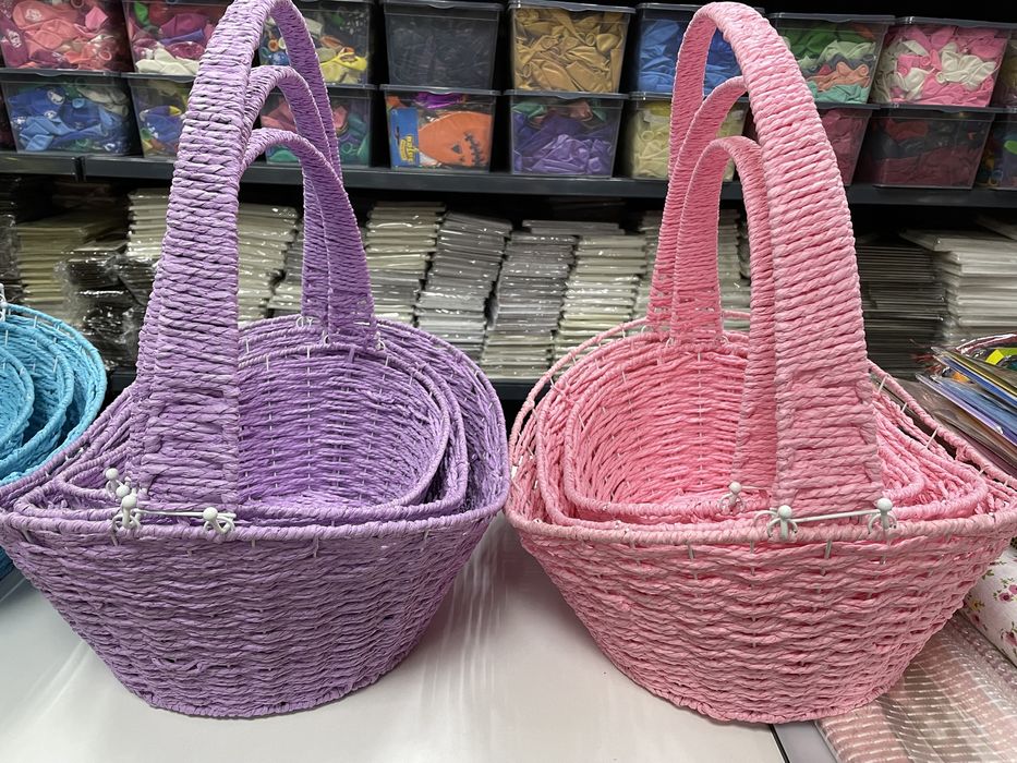 Корзины цветные