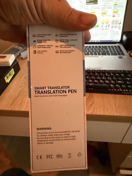 Scan Reader Pen 113 Limbi, Traducator Device cu LCD Touch Screen