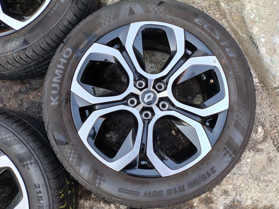 Jante Renault r18 Arkana  Kadjar Captur Koleos et 35 anvelope vara 215 55 18