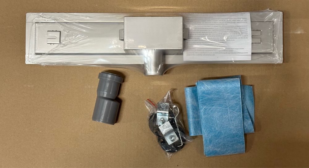 Линеен сифон за баня с плочка - 50 см