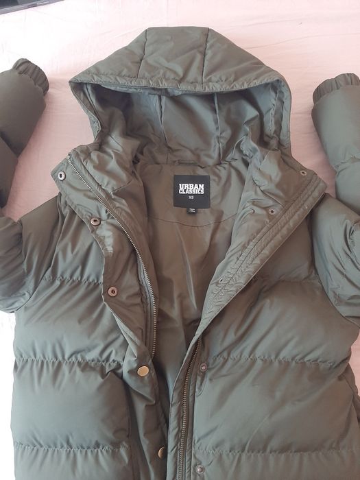 Дамско зимно яке Urban Classics зелено
