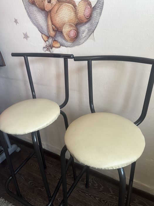 Барные стулья со спинкой