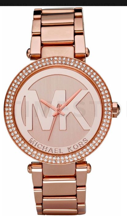 Michael Kors Parker дамски  часовник, розово злато, оригинален