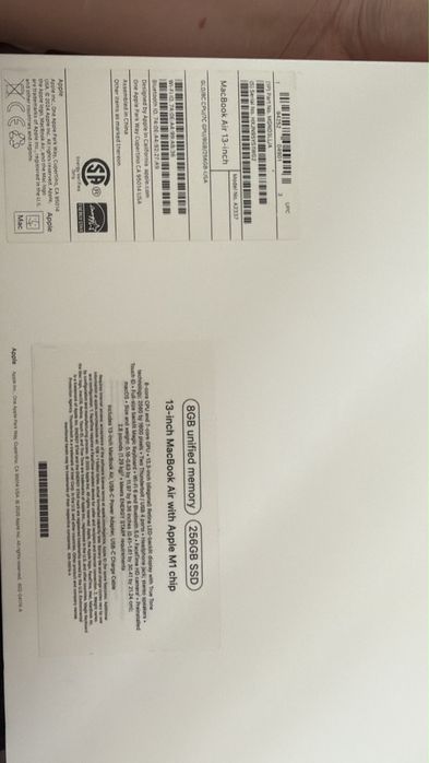 MacBook Air M1 256 GB