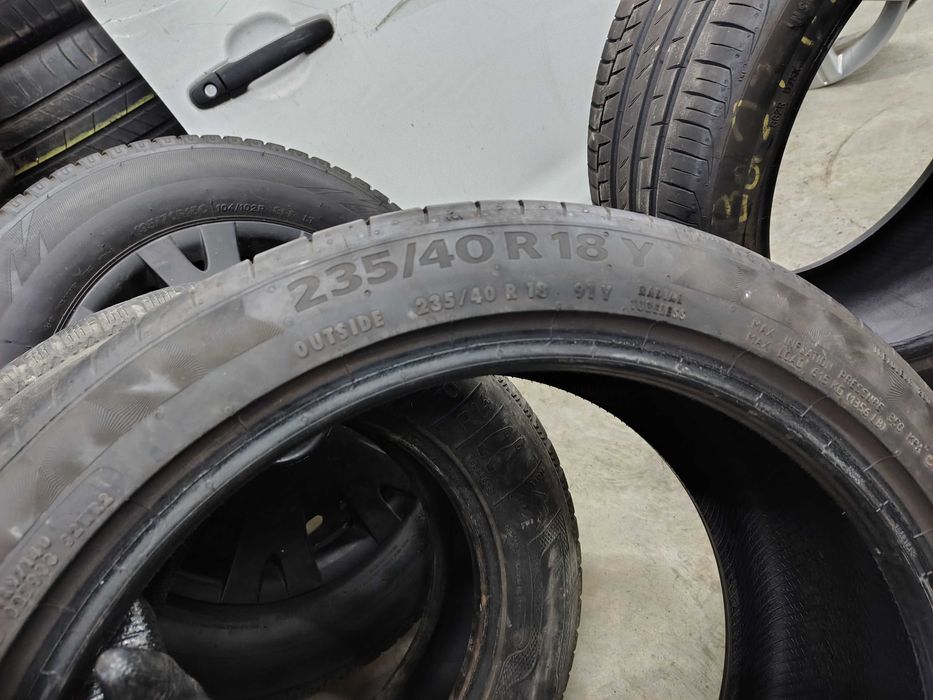 4бр.летни гуми CONTINENTAL 235 40 18 DOT19 цена за брой