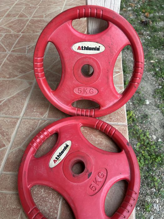 Discuri gantere 10 kg si kettlebell