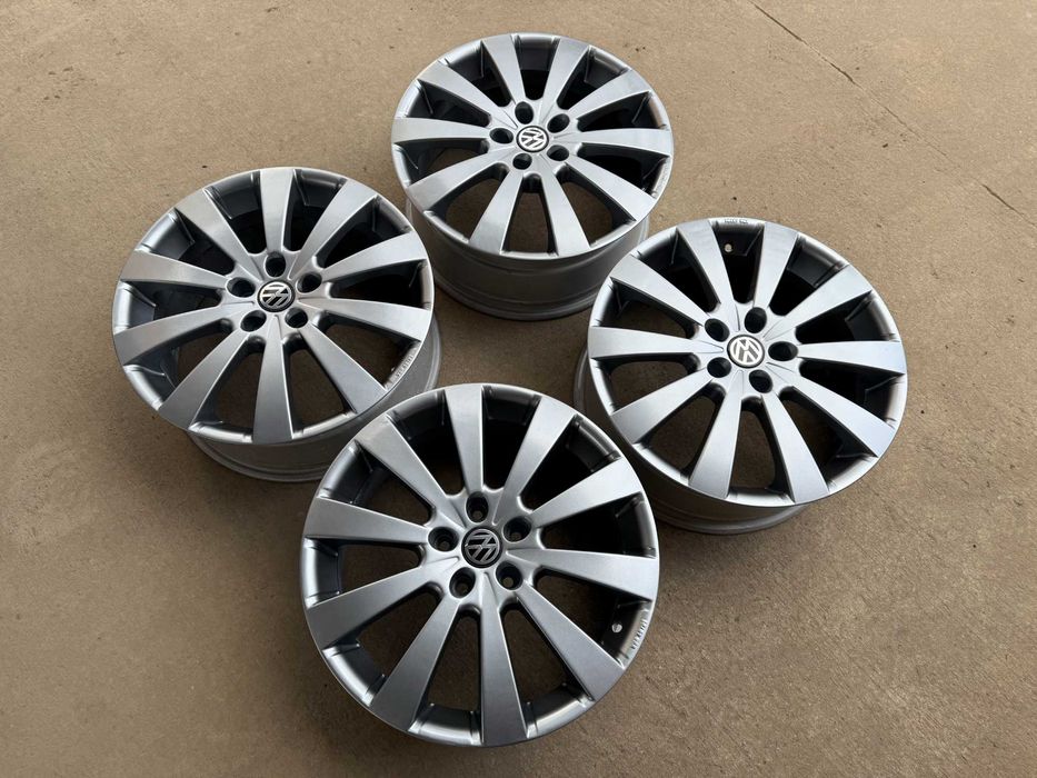 4 бр. алуминиеви джанти 18" 5x112 , централен отвор 70.4, ET48, 7.5J