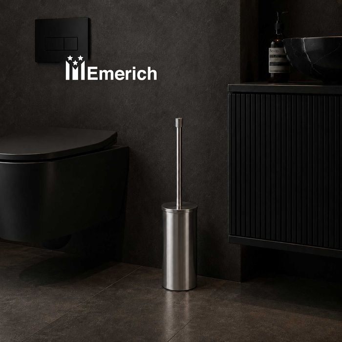 Ершик для унитаза с металлической ручкой Emerich A039