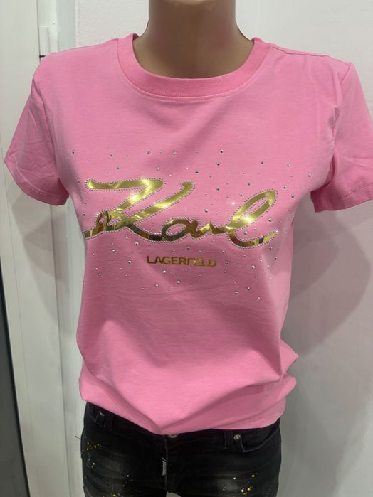 Tricou roz de dama