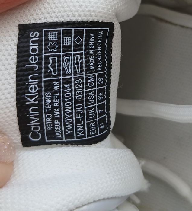 Calvin Klein jeans сникърси Retro tennis laceup low