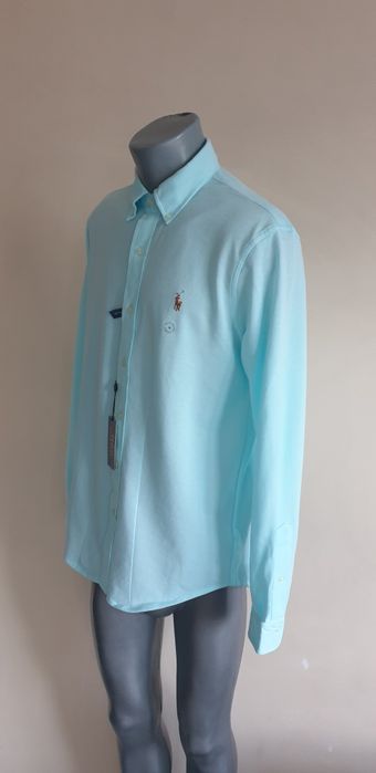 POLO Ralph Lauren Knit Oxford Pique Cotton  M НОВО ОРИГИНАЛ Мъжка Риза