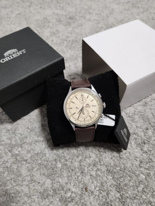 Ceas ORIENT barbatesc , nou, maro/bej