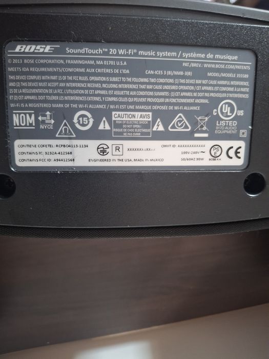Bose stund touch 20 wi fi