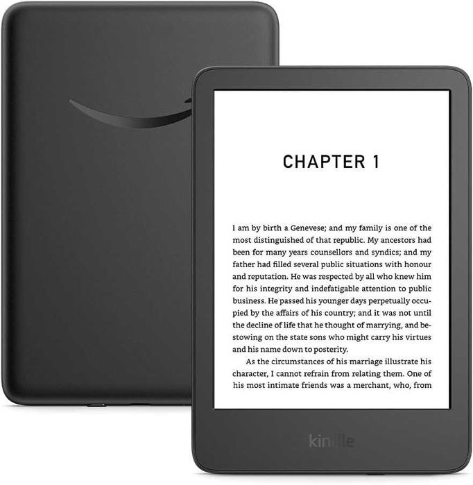 KINDLE - чисто нов - последен модел 2024 г. - 6" - 16GB - 300ppi!