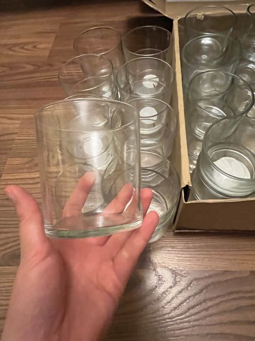 Pahare/recipiente sticla  69 bucati