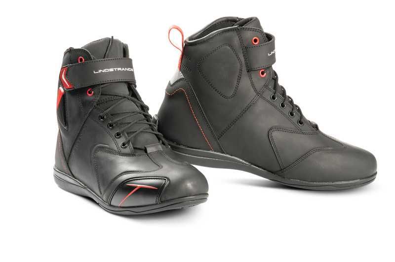 Ghete moto din piele, cu protectii – impermeabile -Lindstrands Sneaker
