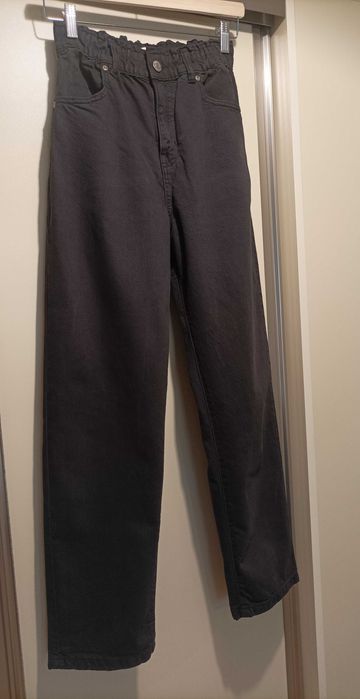 Pantaloni PULL&BEAR, negri, mar.M (36-38)