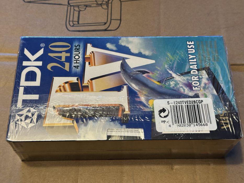 Видео касетки TDK 240 VHS нови