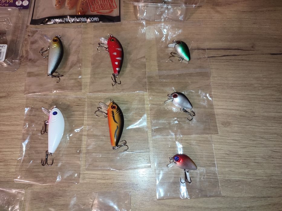 Set spinning produse NOI naluci soft,shad,vobler,lingurite oscilante.
