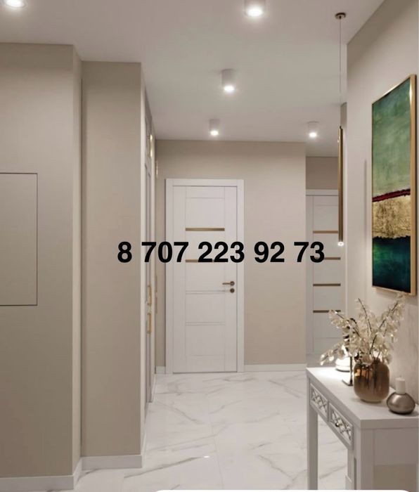 Установка межкомнатных дверей,замков и плинтуса,