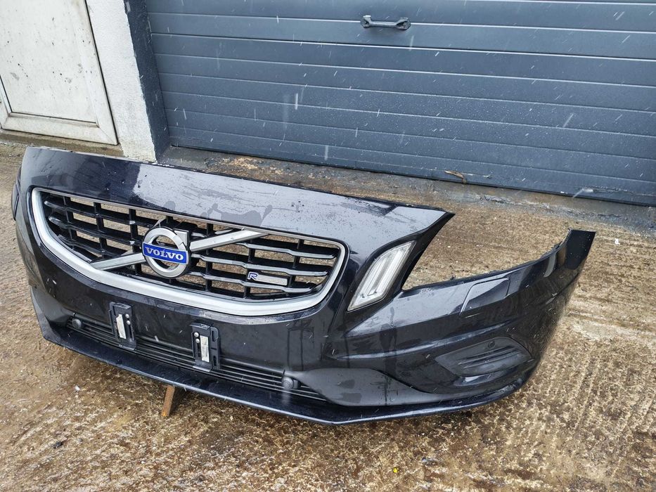 Bara fata spoiler OEM Rdesing VOLVO S60 V60 2010 - 2013 negru 452 - 46